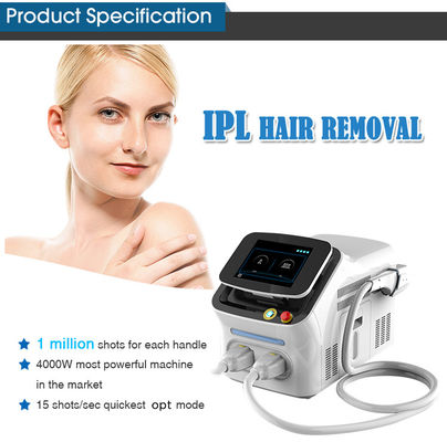 attrezzatura di bellezza di depilazione di 530nm-950nm IPL, dispositivo della casa di ringiovanimento della pelle di IPL