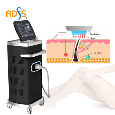 LCD 755nm+808nm+1064nm Diode Laser Hair Removal Machine con CE medico