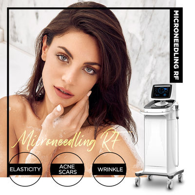 Macchina frazionaria bianca di rf Microneedling stazionaria per il salone della stazione termale