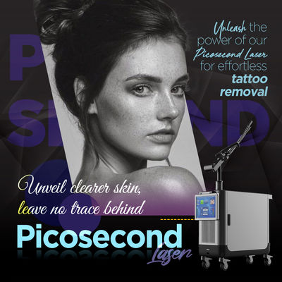 Macchina per la rimozione del tatuaggio Picolaser laser Nd Yag professionale per la rimozione del laser a picosecondi OEM