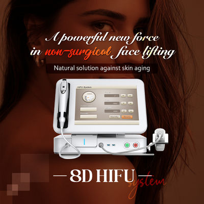 CE 8d Hifu Machine Ringiovanimento della pelle Cura della pelle Microcurrent Facial Device