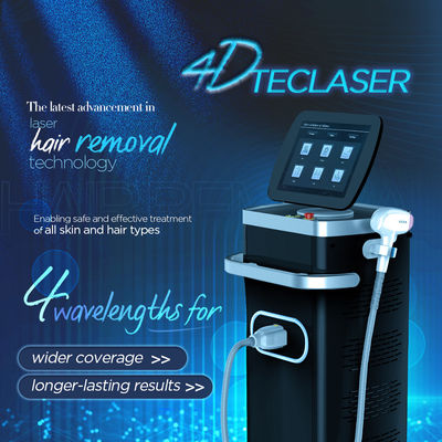 4 lunghezze d'onda Ghiaccio Titanio 808 Diodo Laser 755 808 1064 Per la depilazionePopolare