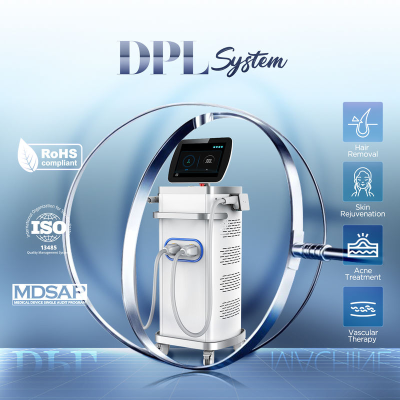 Opt E Light Ipl Laser Beauty Equipment Dpl Corpo Donne Uomo Pelle Faciale Dispositivo di depilazione